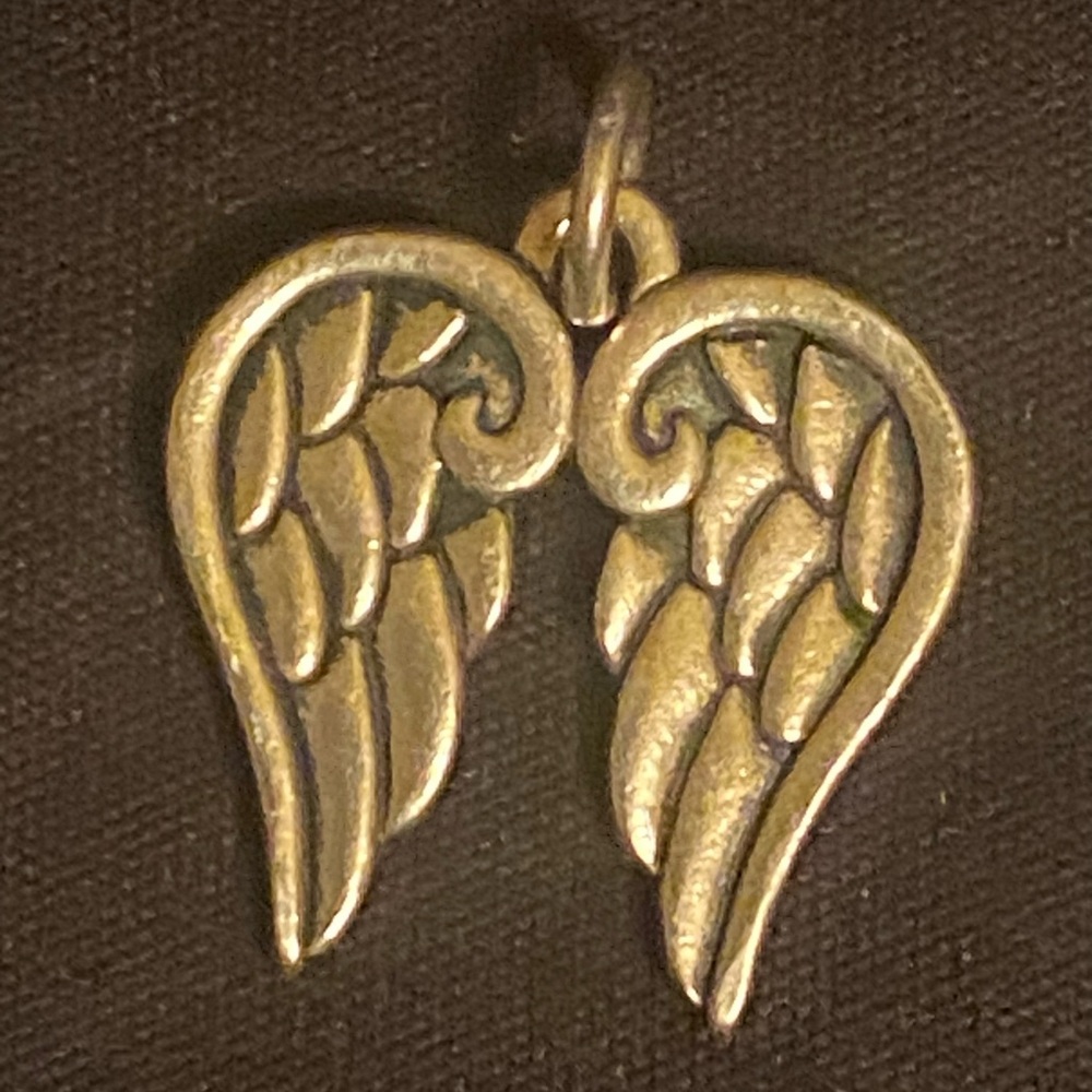 James Avery Wings Charm Sterling Silver $59 Retail Uncut Loop
